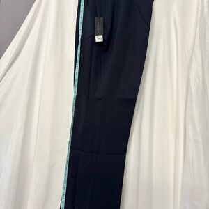 Women’s Lane Bryant Navy Ponte Trousers Slash Pockets Size 10/12